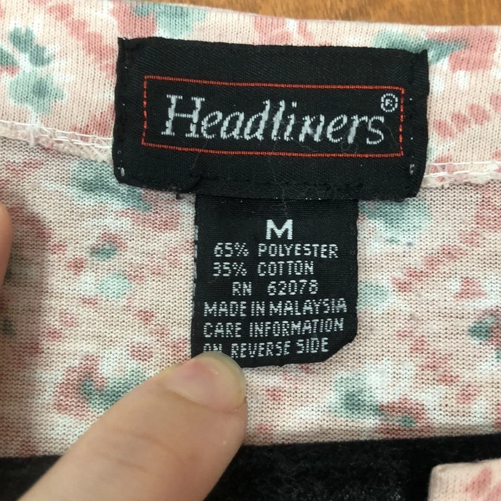 Headliners pink and teal cotton blend romper - Picture 7 of 10